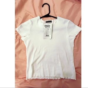 Brandy Melville Wynn Ruffle Top
